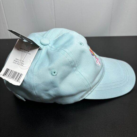 GIRL SCOUTS ADJUSTABLE BASEBALL HAT CAP RAINBOW LETTERS BLUE/TEAL - Picture 4 of 6